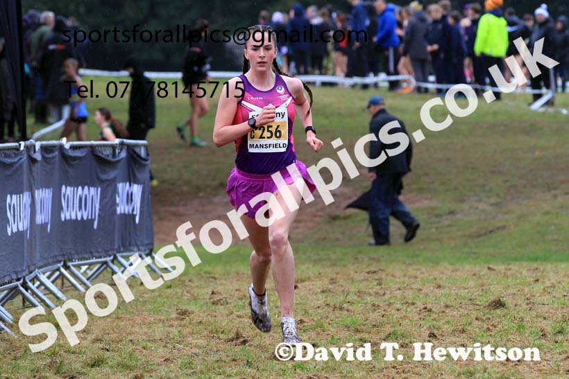 Junior Womens 2023 National Cross Country Relays, Berry Hill Park, Mansfield.  Photo: David T. Hewitson/Sports for All Pics